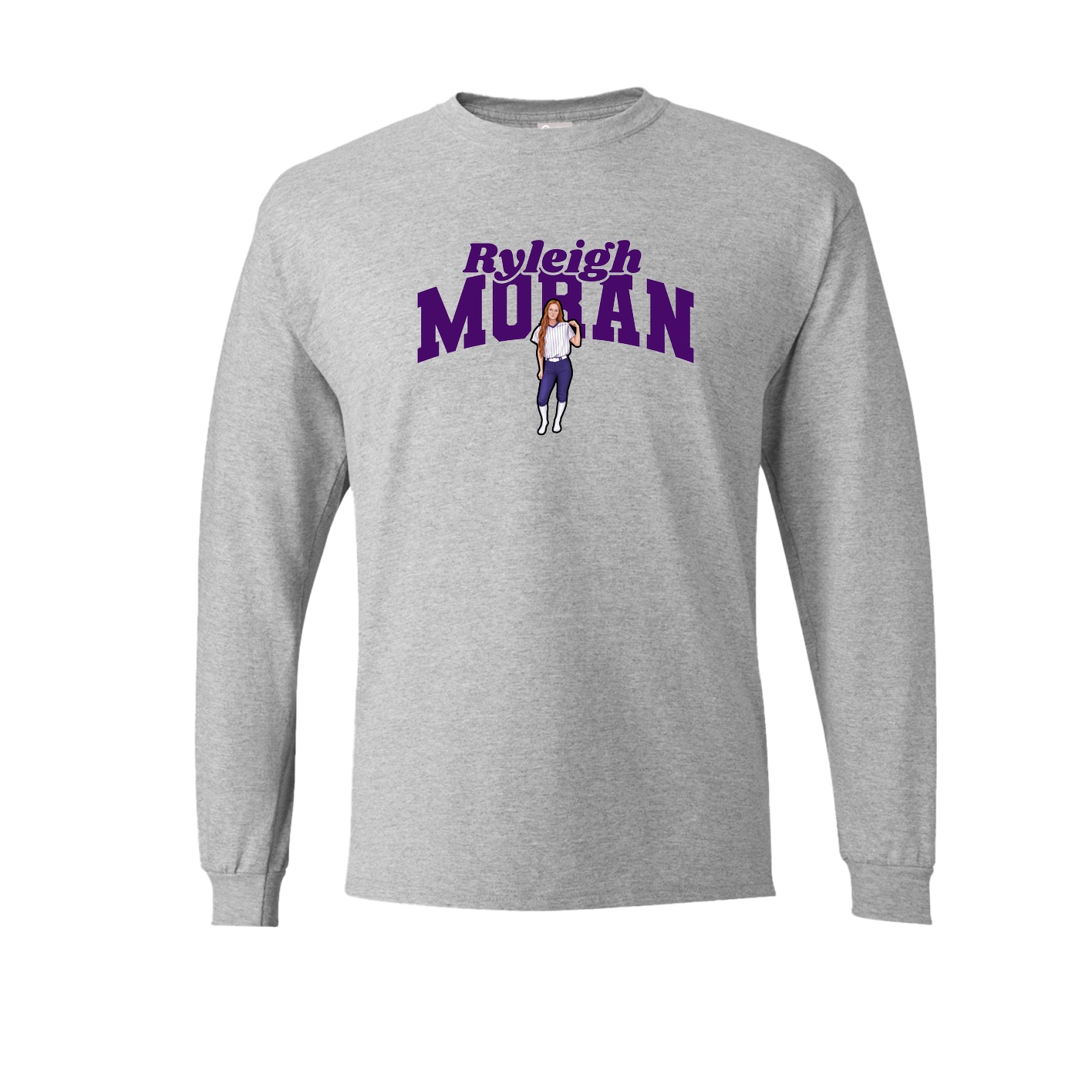 Long Sleeve Tee — Signature Arch in Grey