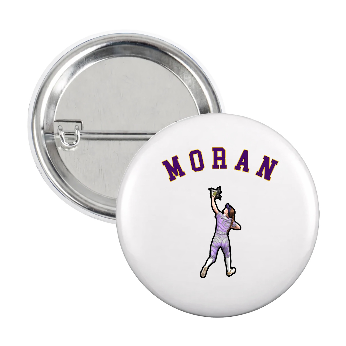Game Day Button — Shirsey Arch in White