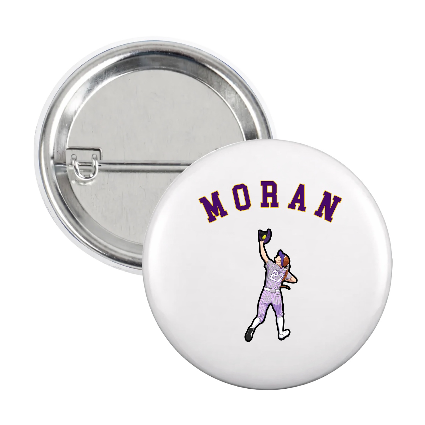 Game Day Button — Shirsey Arch in White