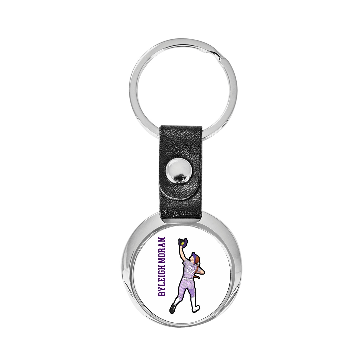 Key Chain — Name Vertical in Classic