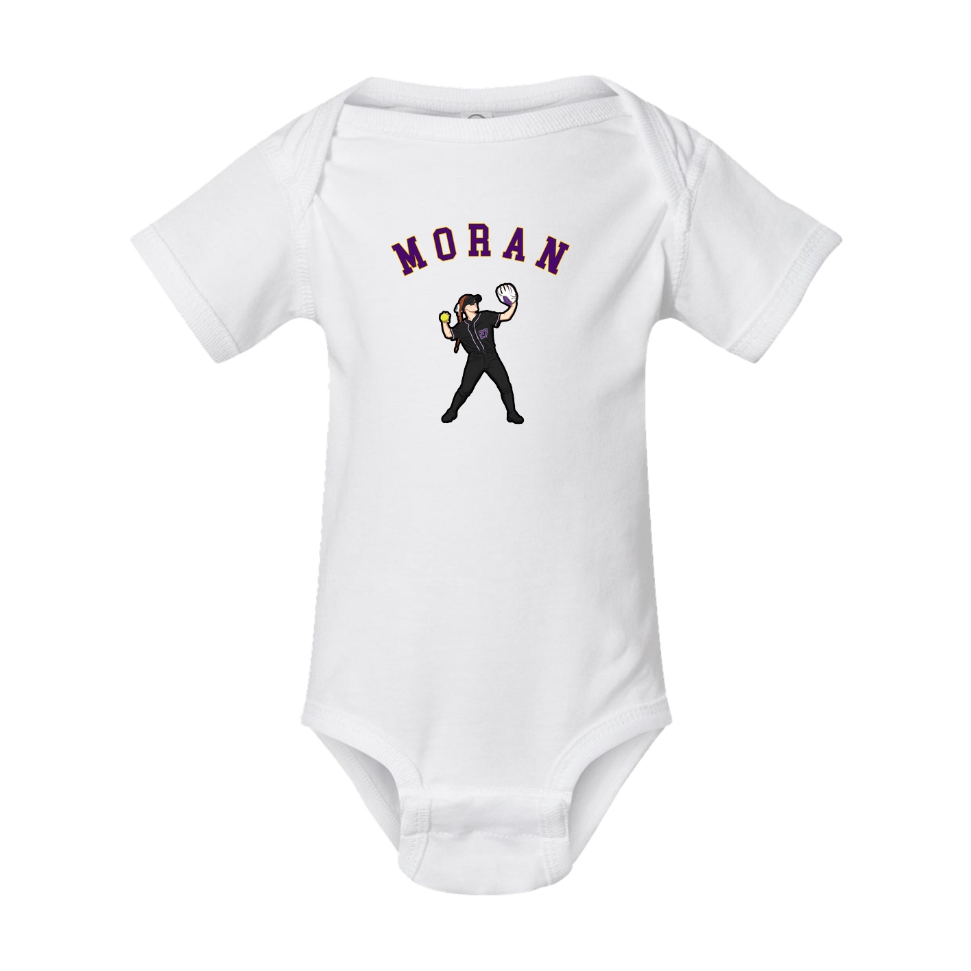 Baby Onesie — Shirsey Arch in White