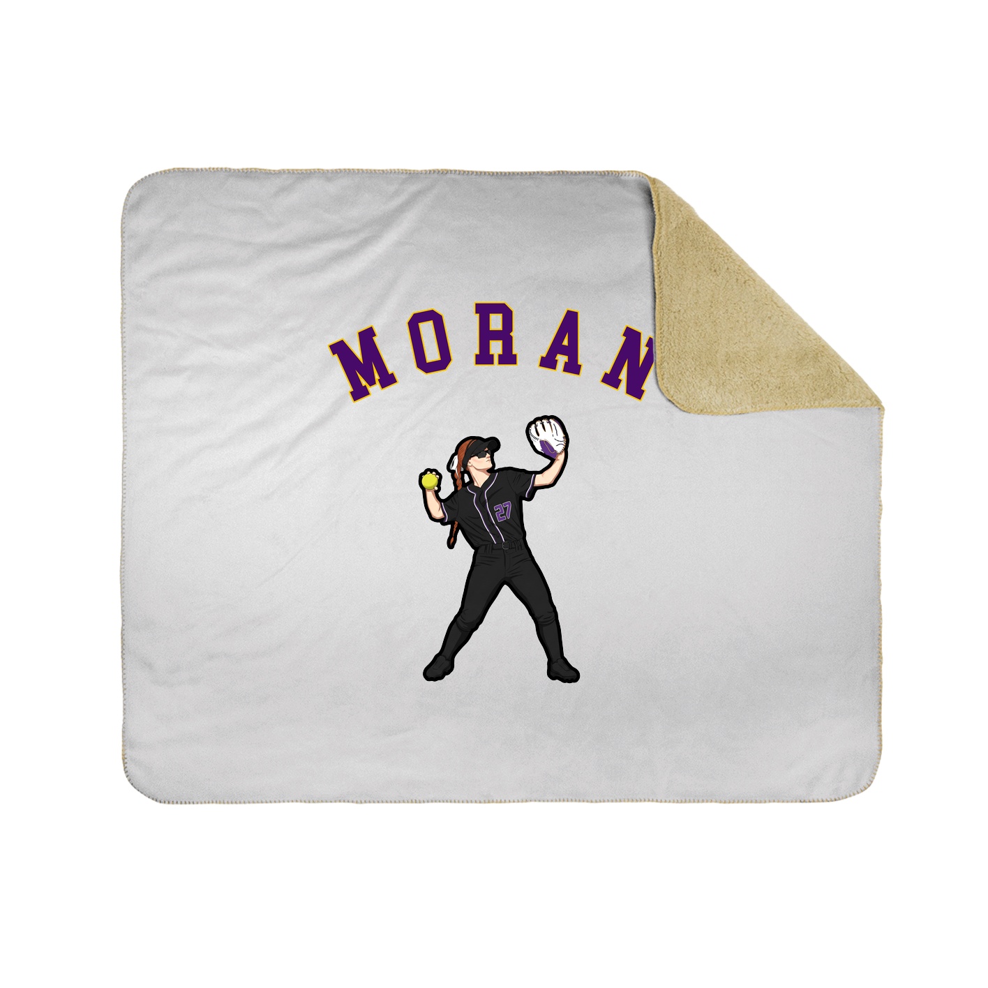 Throw Blanket — Shirsey Arch in White