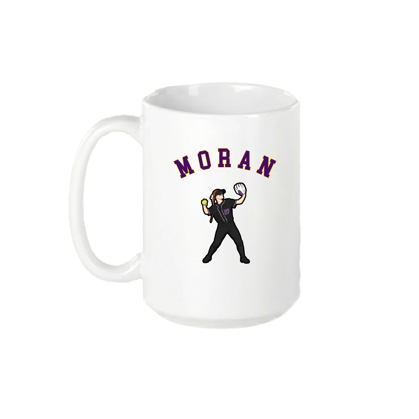 15oz Coffee Mug — Shirsey Arch in White