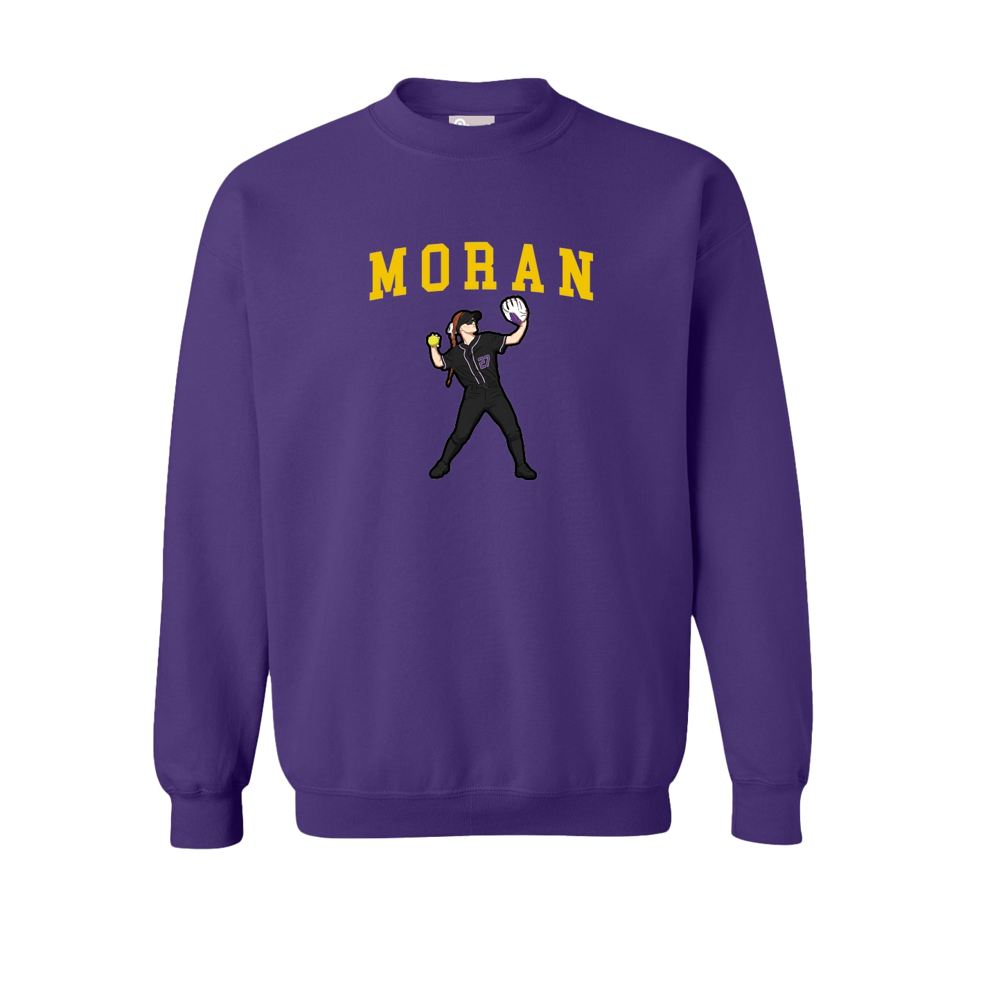 Fleece Crew — Shirsey in Purple