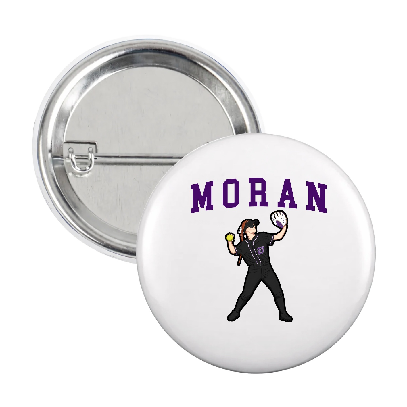 Game Day Button — Shirsey in White