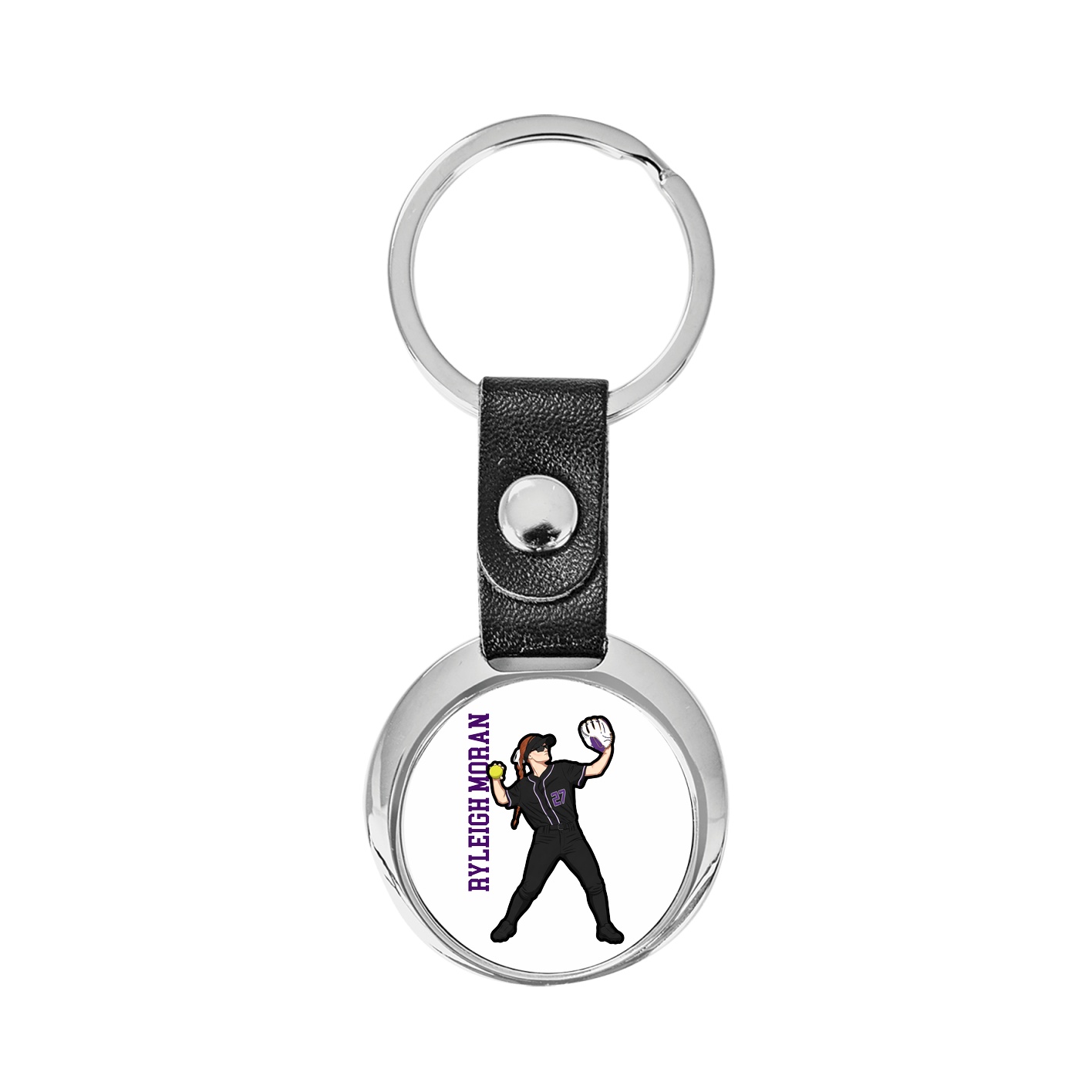 Key Chain — Name Vertical in Classic
