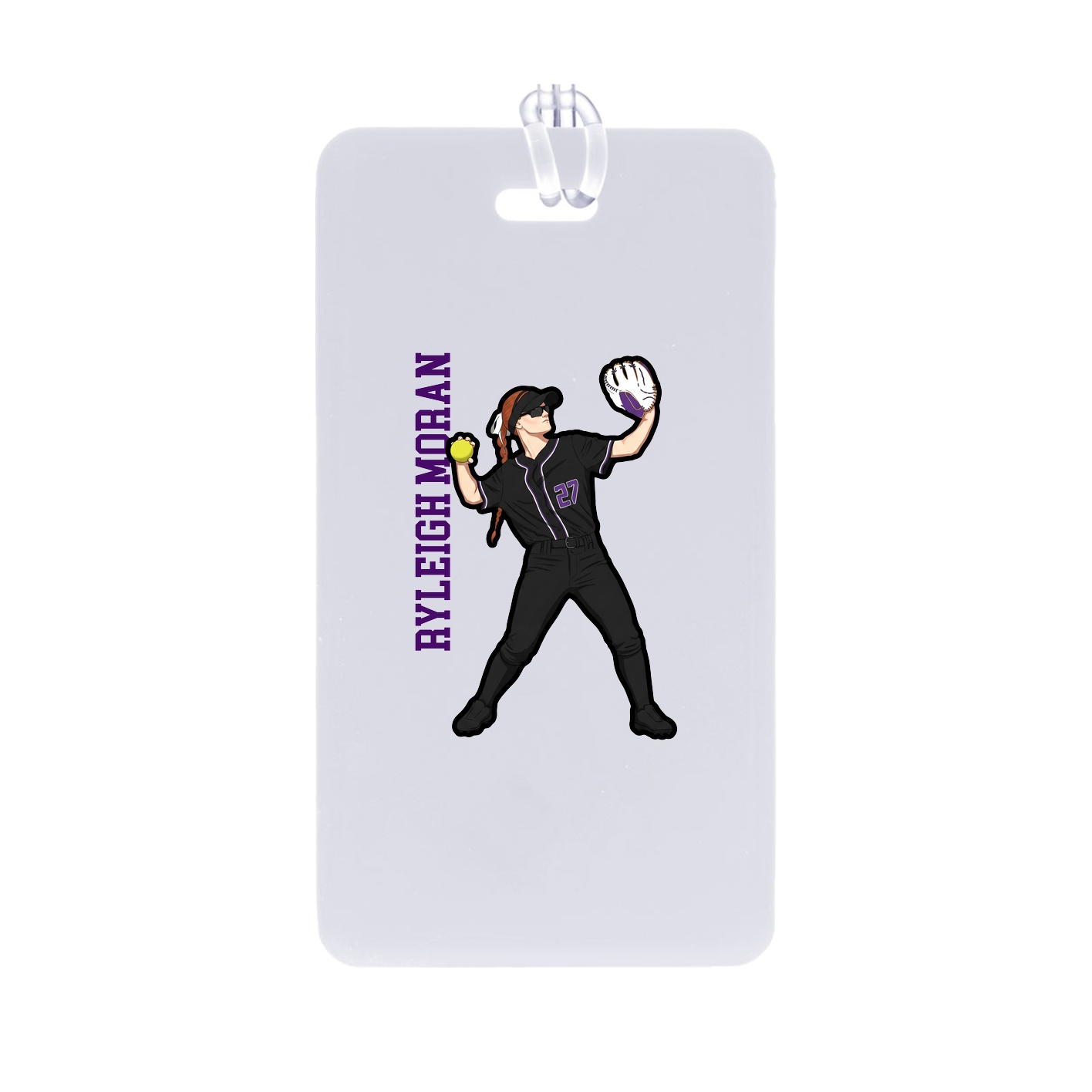 Bag Tag — Name Vertical in Classic