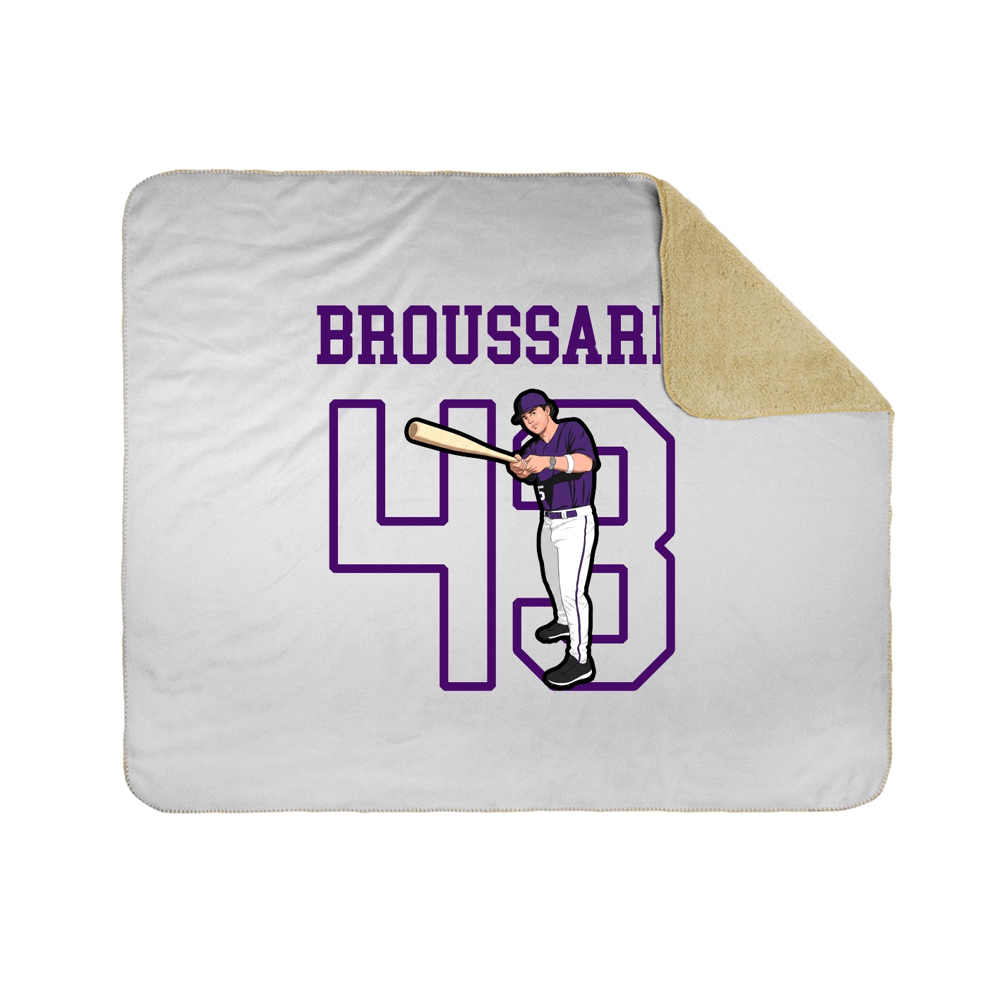 Throw Blanket — Shirsey in White