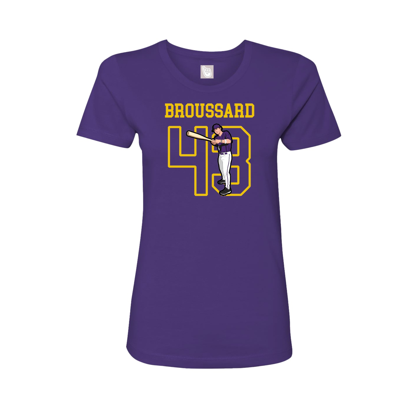 Fitted Women's Tee — Shirsey in Purple