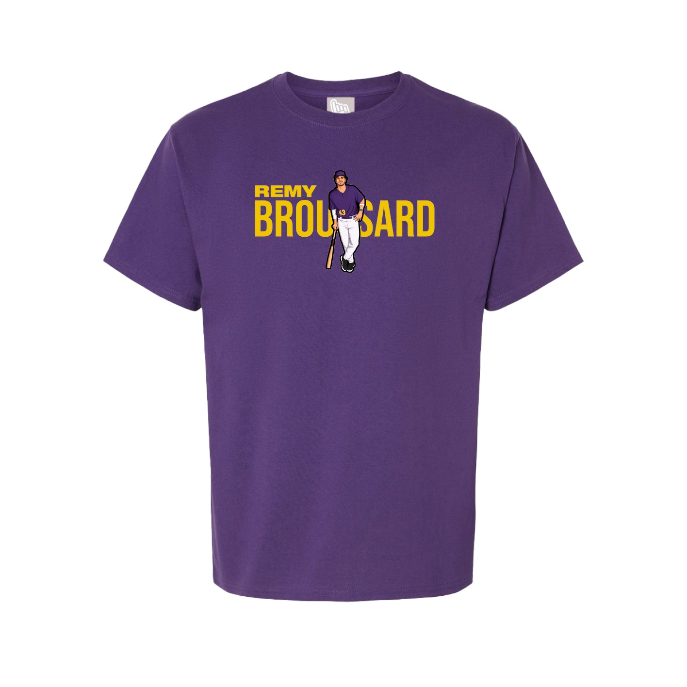 Youth Tee — Player Name in Purple
