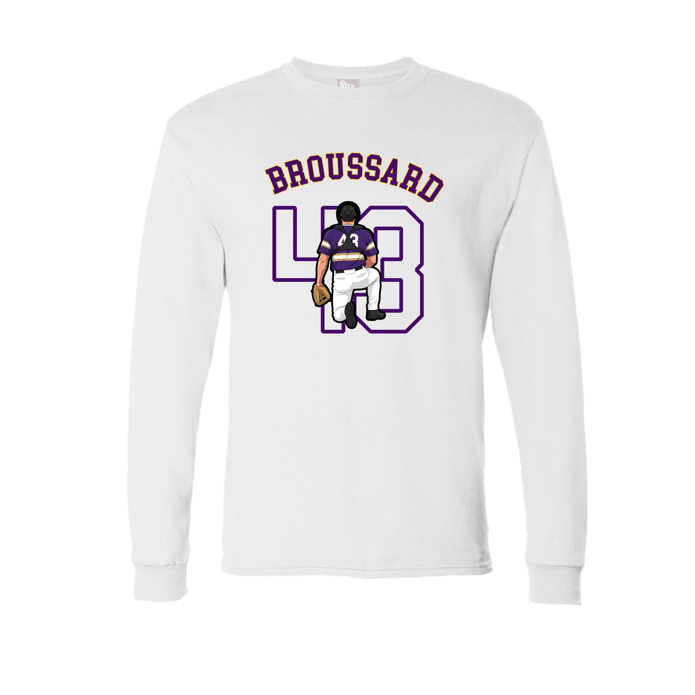 Long Sleeve Tee — Shirsey Arch in White