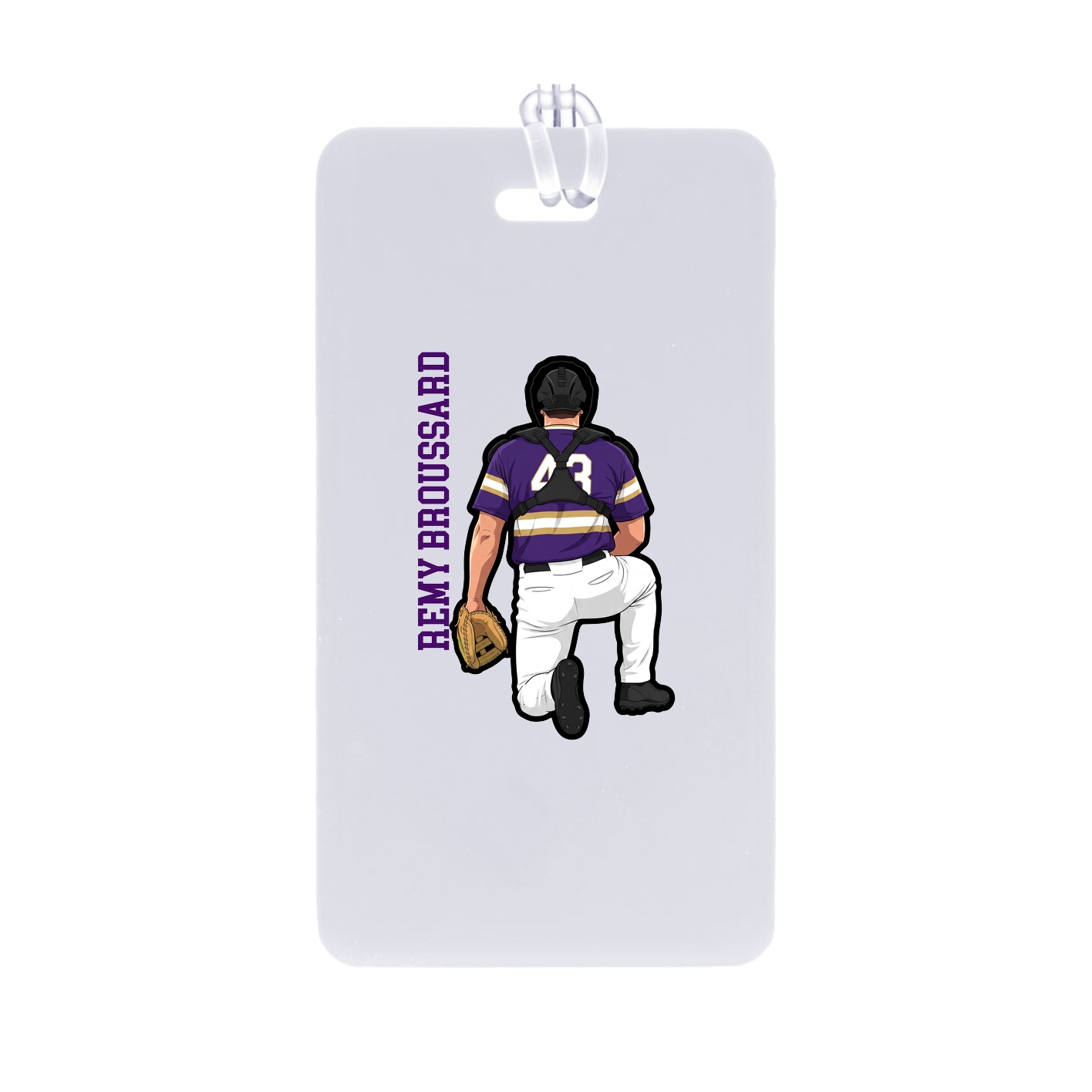 Bag Tag — Name Vertical in Classic