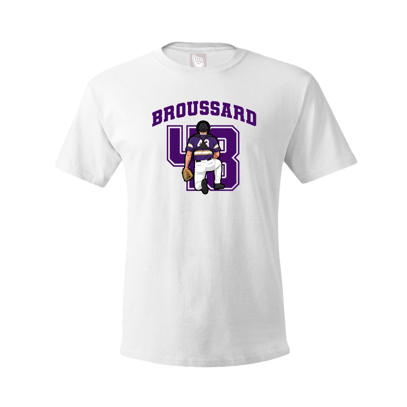 Tee — Number in White