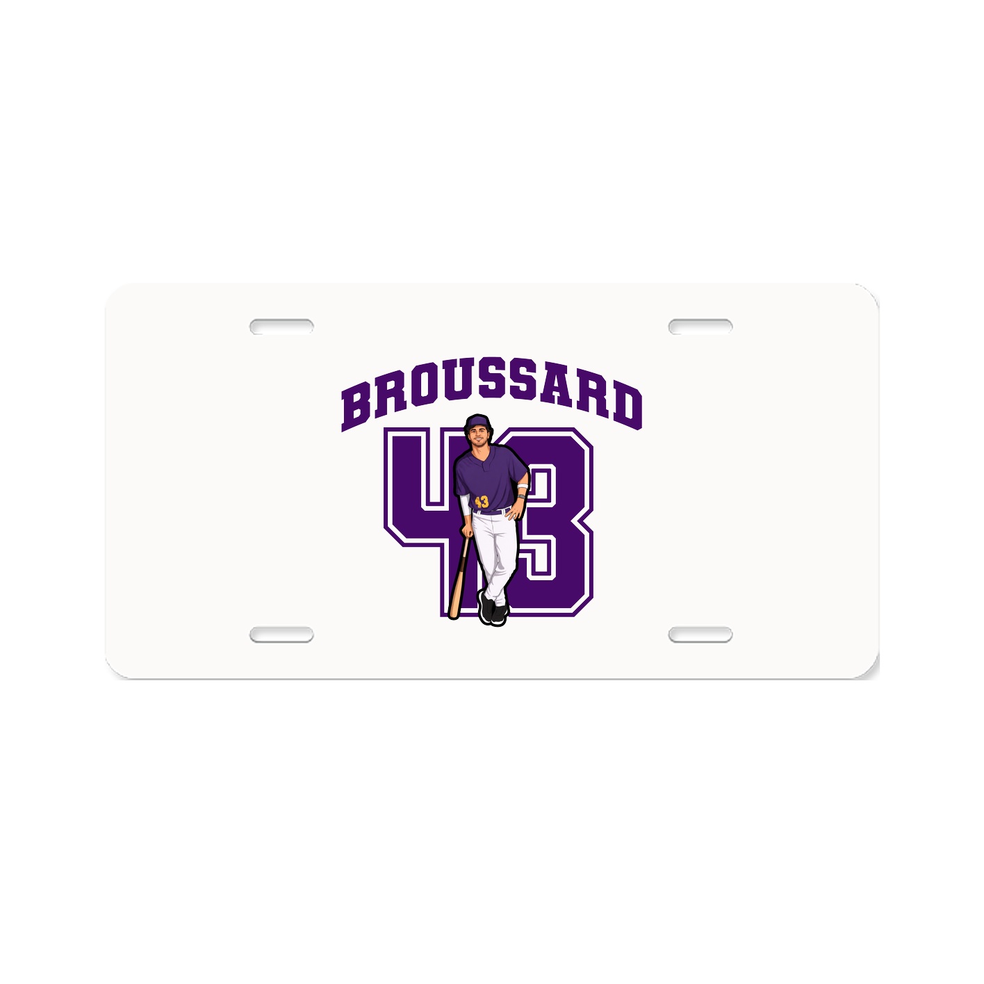 License Plate — Number in Classic