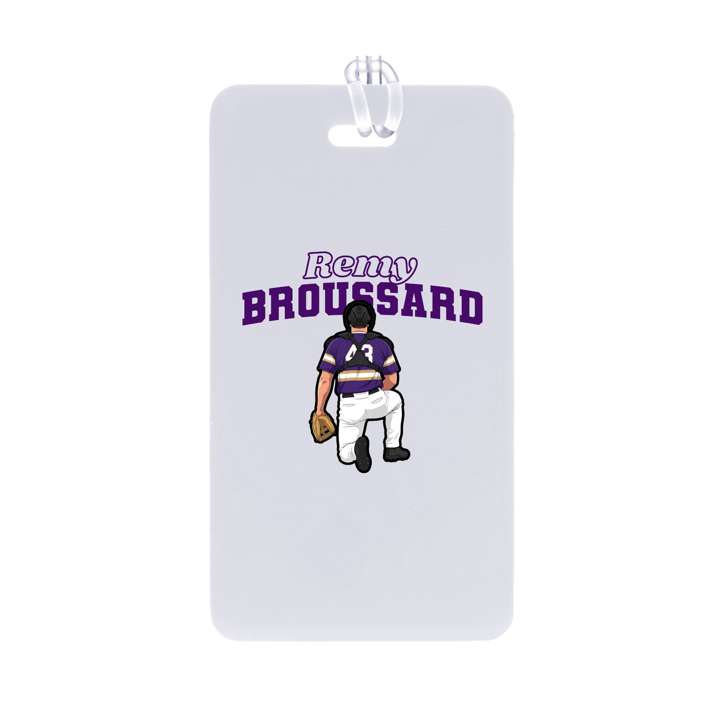 Bag Tag — Name Arch in Classic