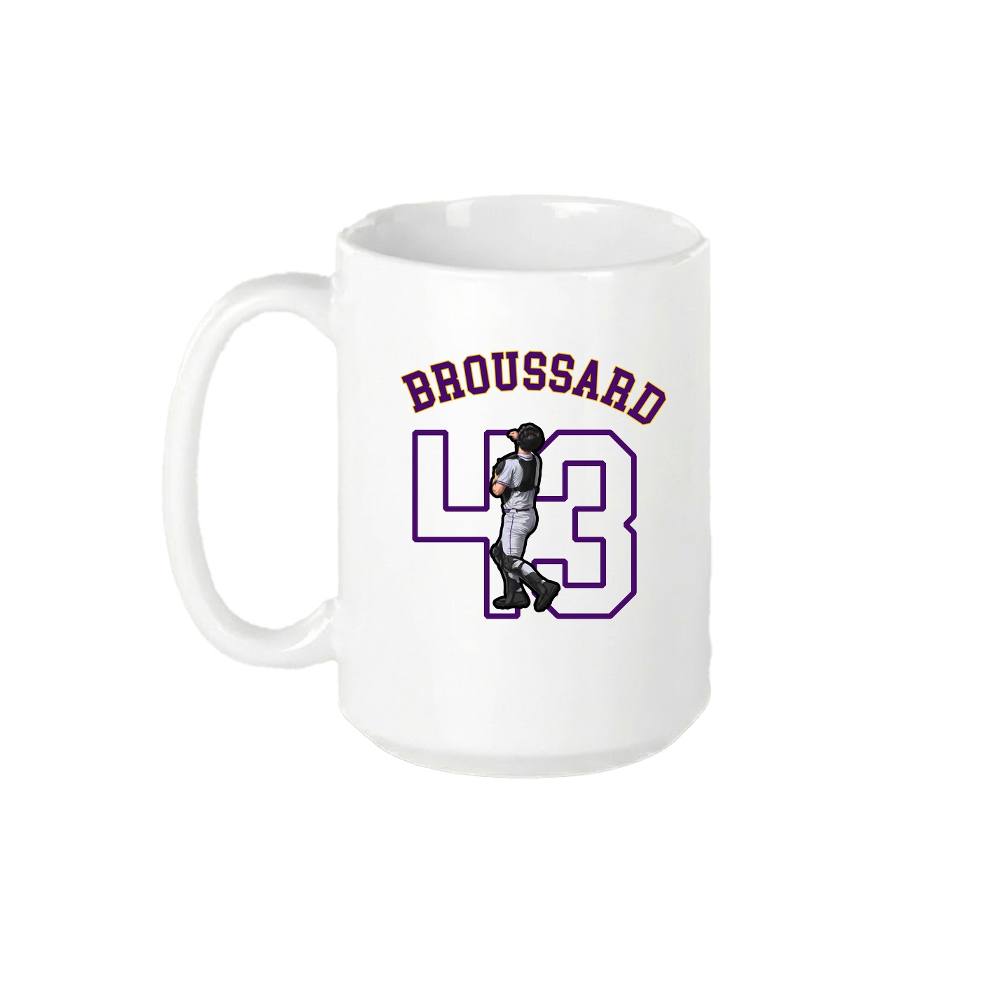 15oz Coffee Mug — Shirsey Arch in White
