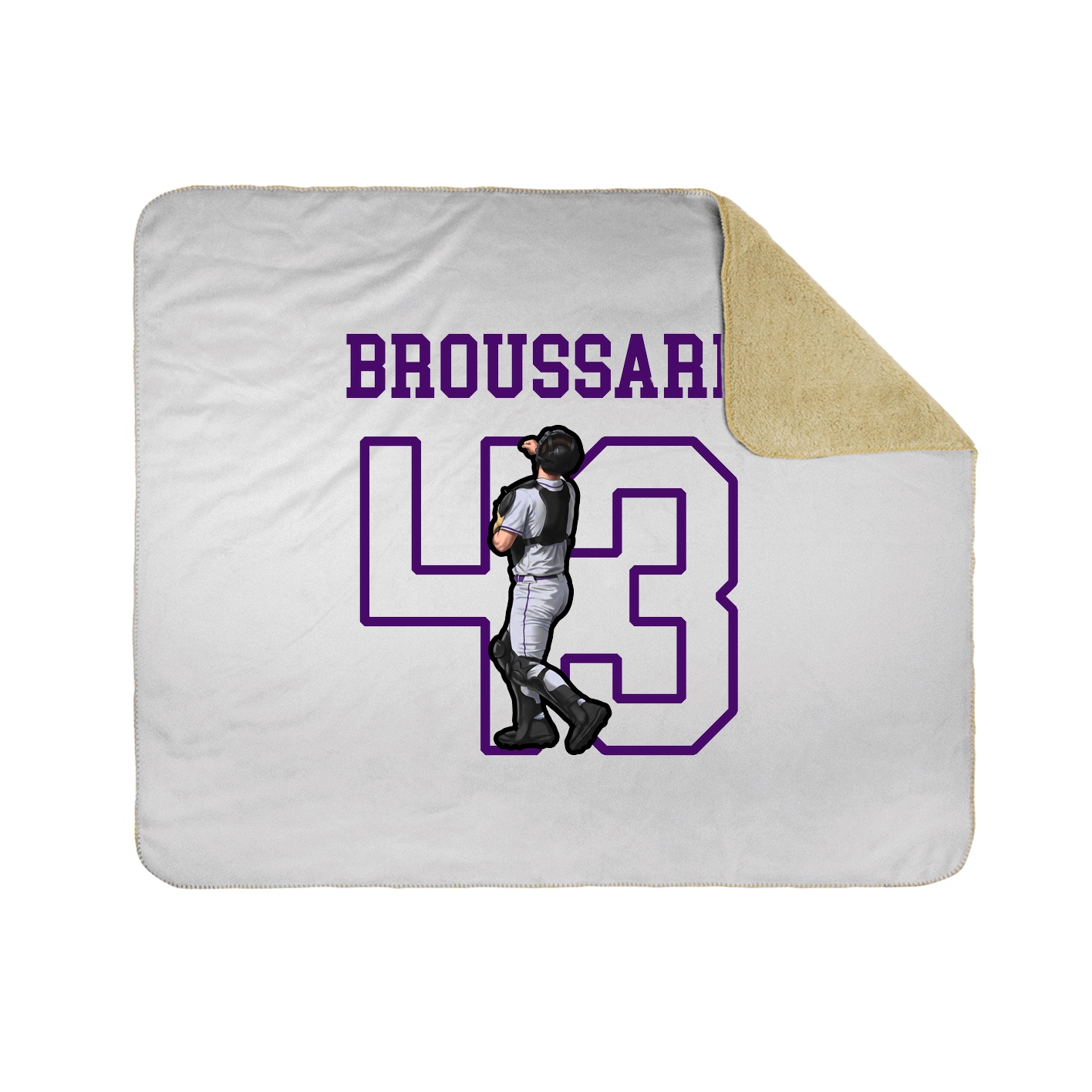 Throw Blanket — Shirsey in White