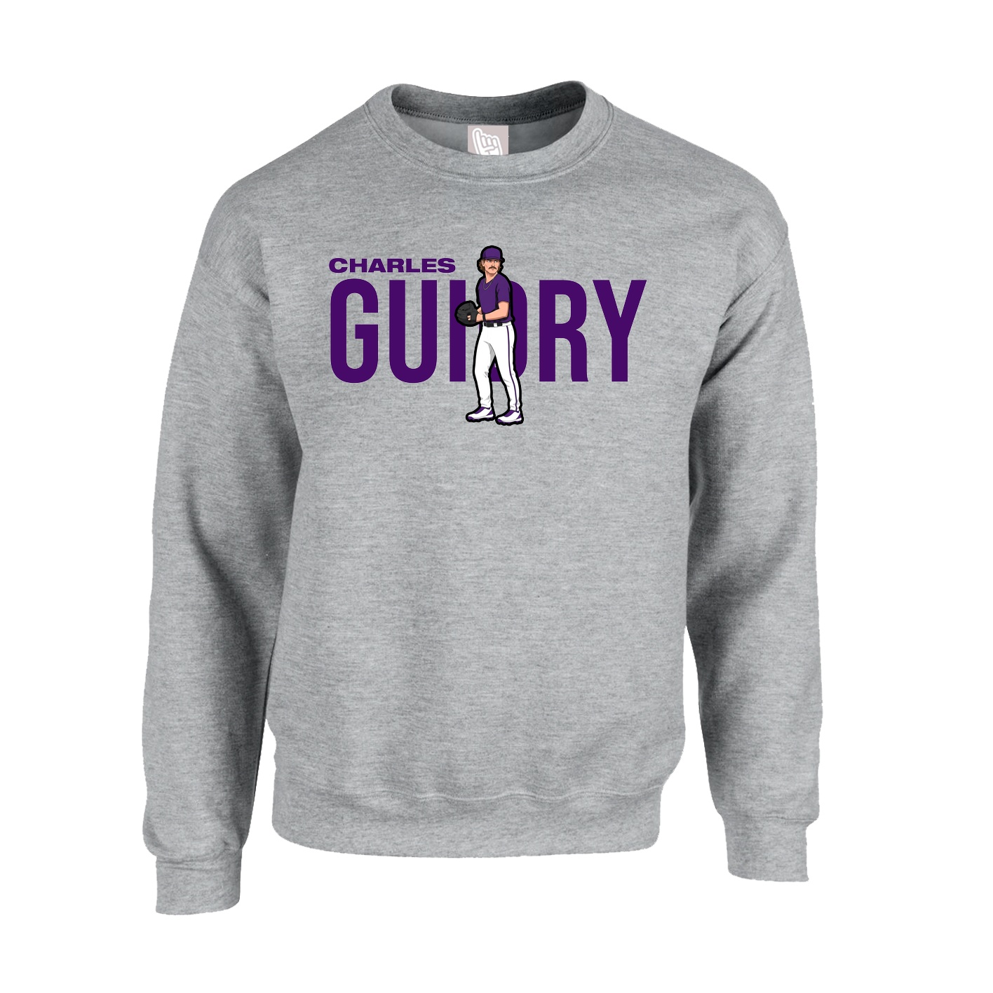 Fleece Crew — Player Name in Grey