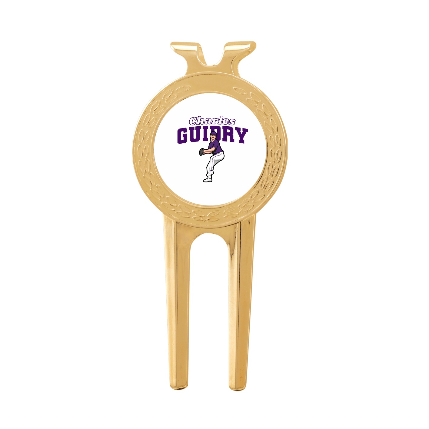 Divot Tool with Ball Marker — Name Arch in Classic