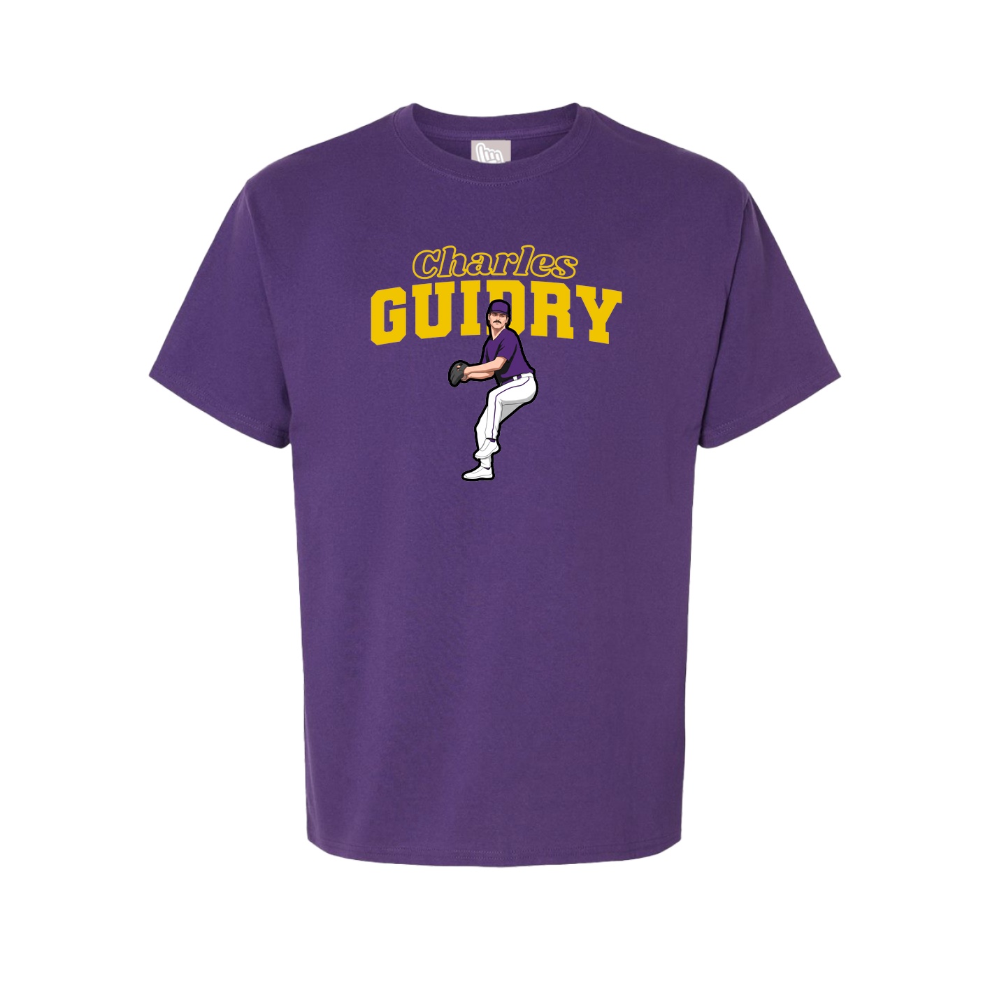Tee — Name Arch in Purple