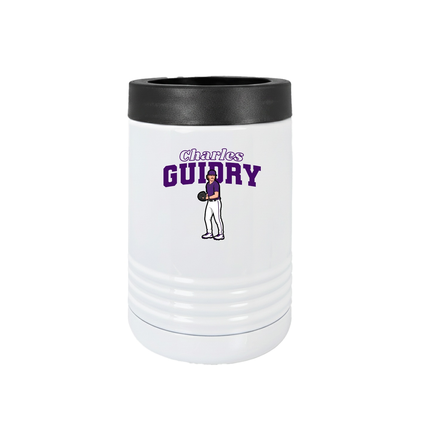 Beverage Holder — Name Arch in White