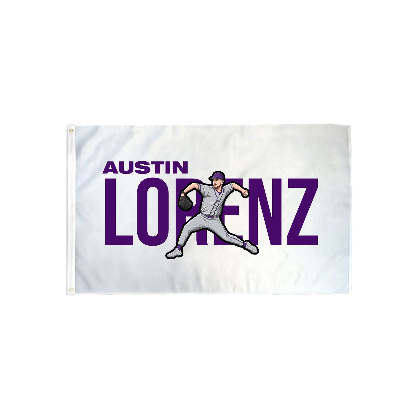 3x5 Flag — Player Name in Classic
