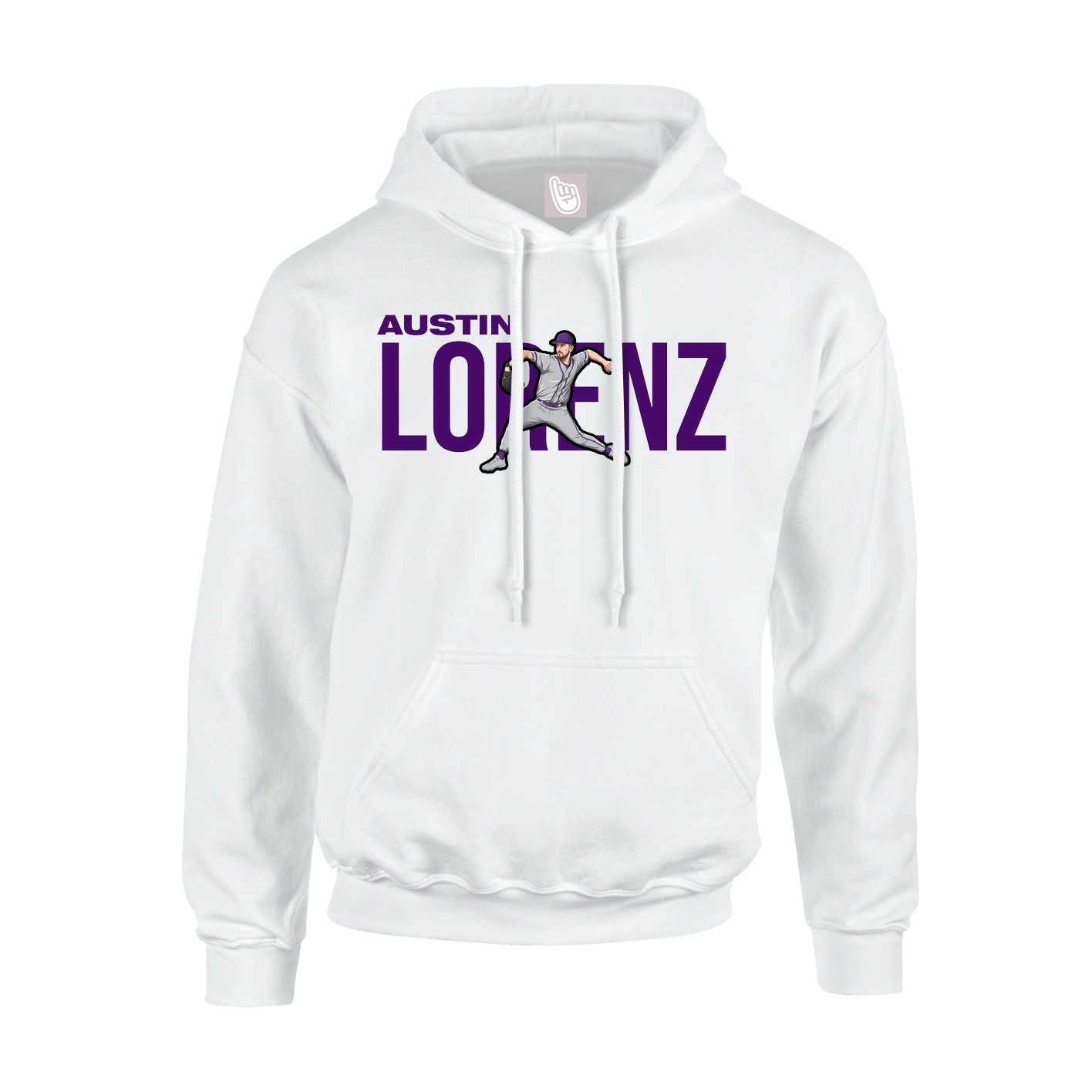 Hoodie — Player Name in White