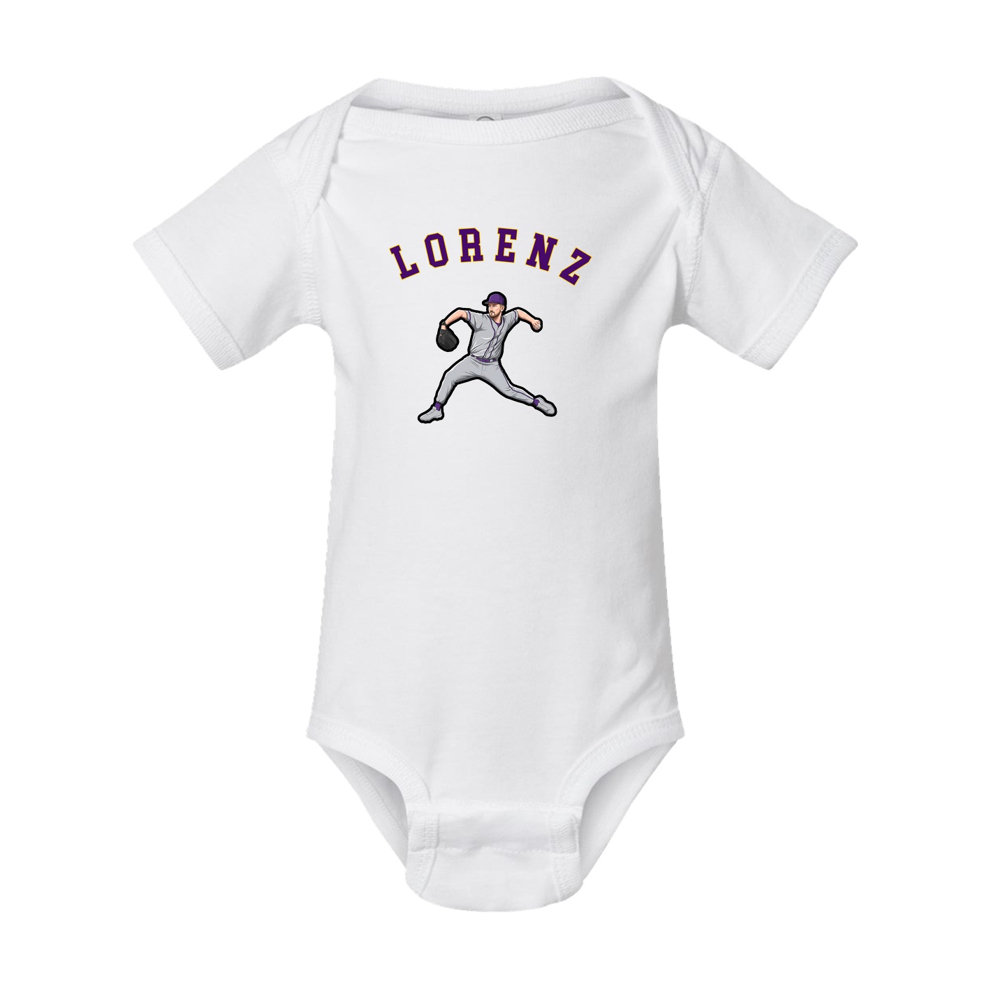 Baby Onesie — Shirsey Arch in White