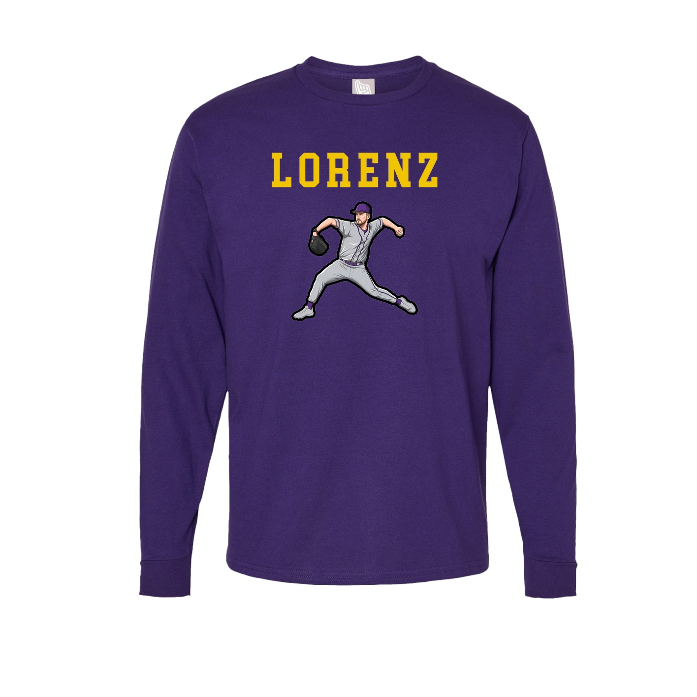 Long Sleeve Tee — Shirsey in Purple