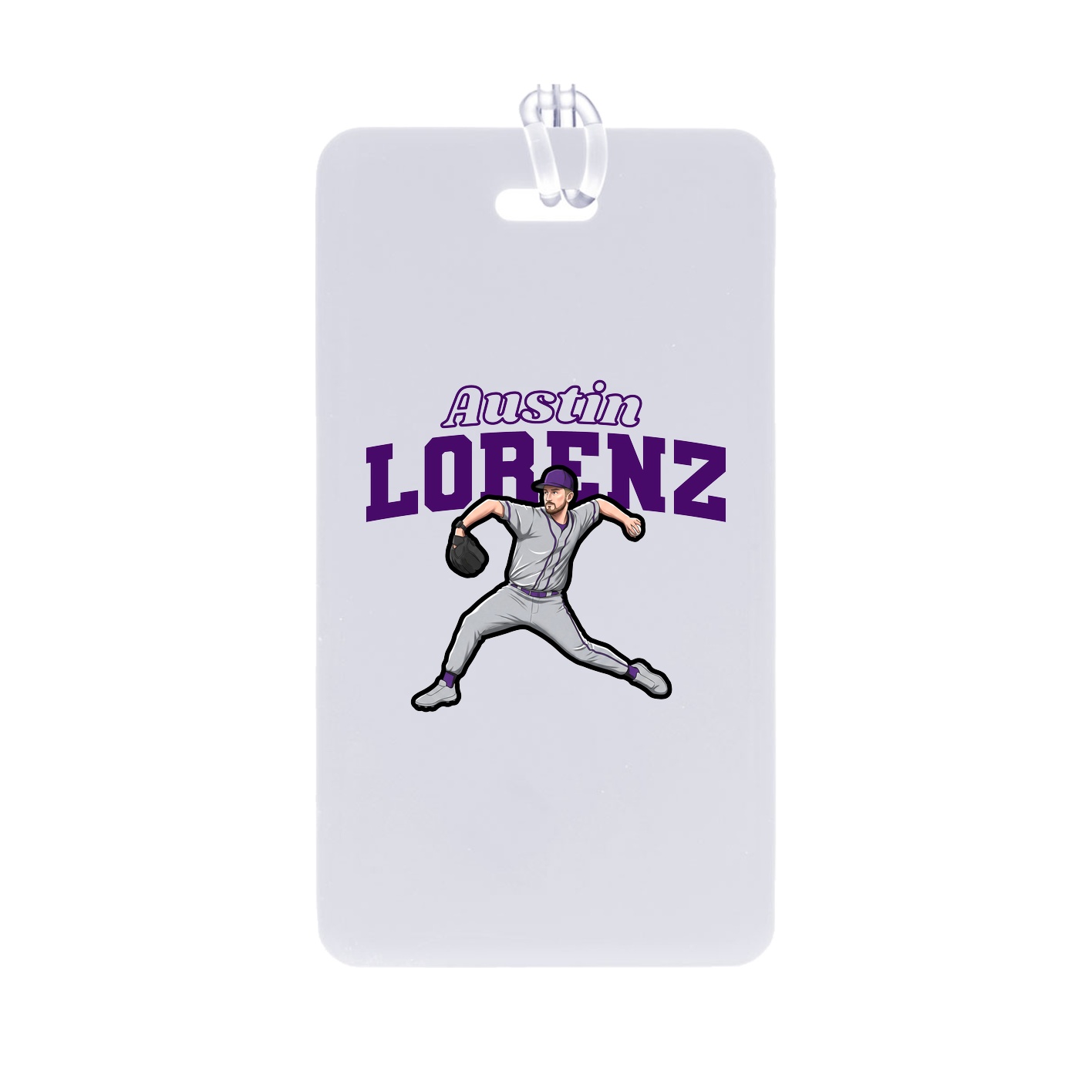 Bag Tag — Name Arch in Classic