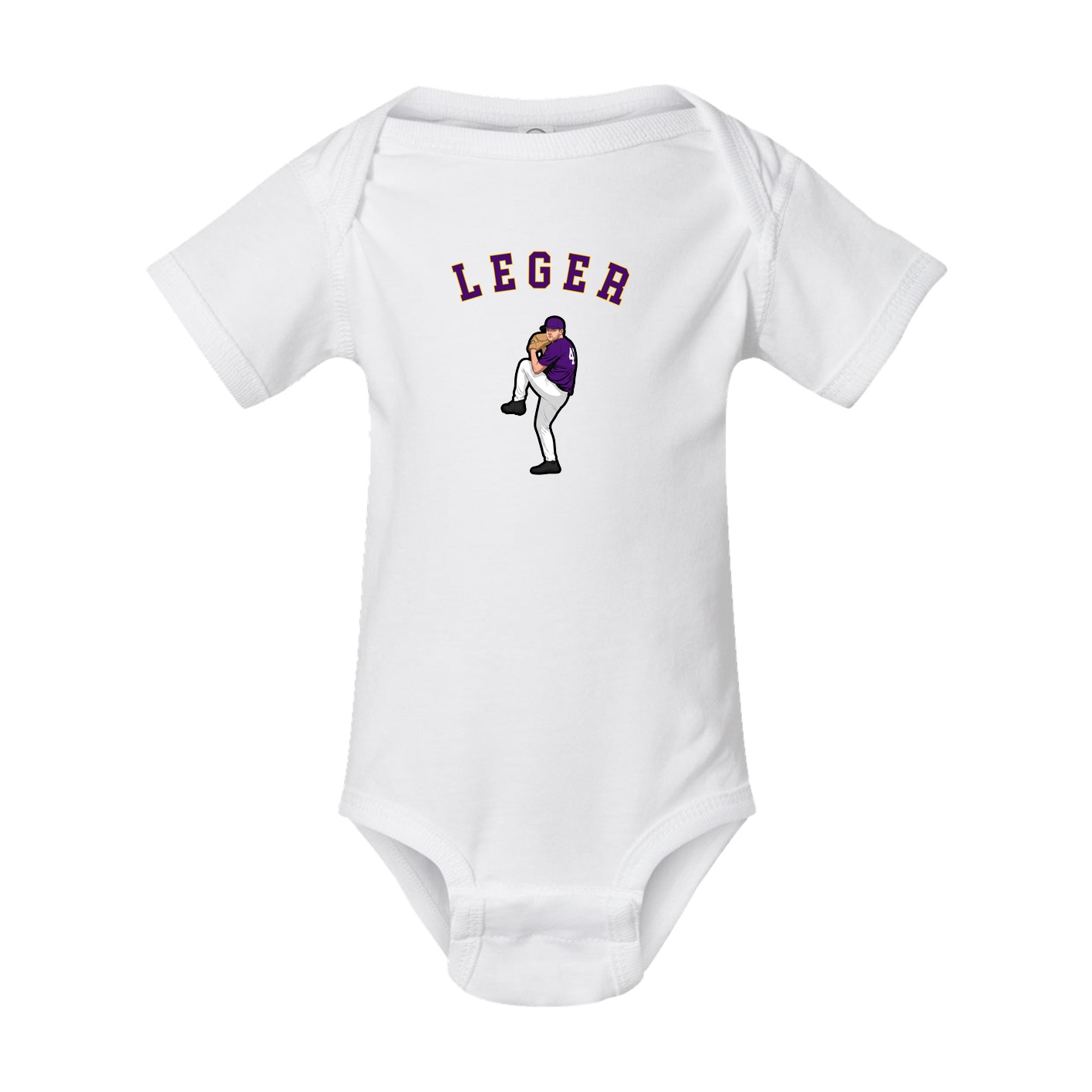 Baby Onesie — Shirsey Arch in White