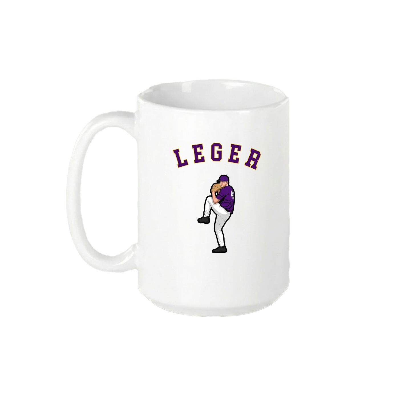 15oz Coffee Mug — Shirsey Arch in White