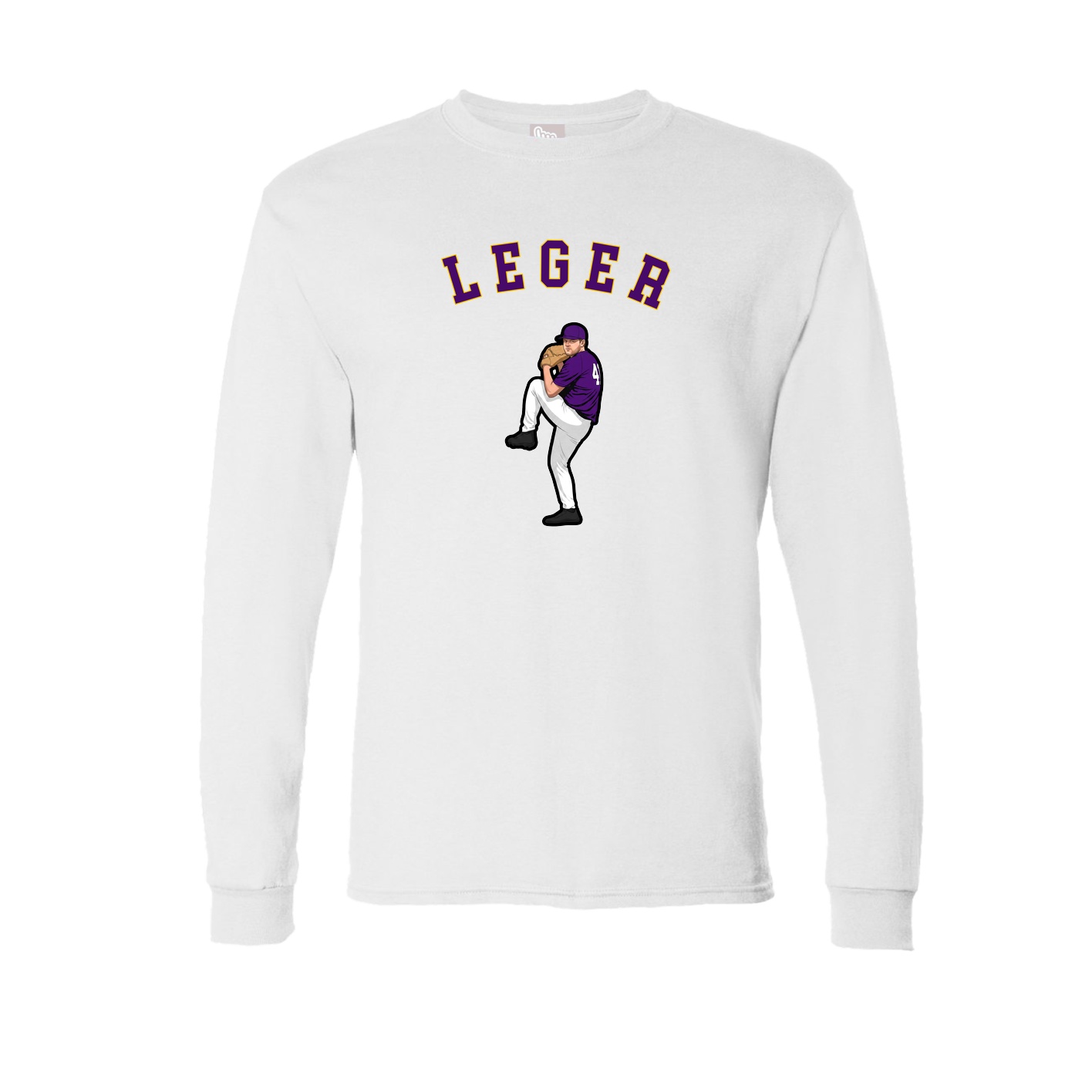Long Sleeve Tee — Shirsey Arch in White