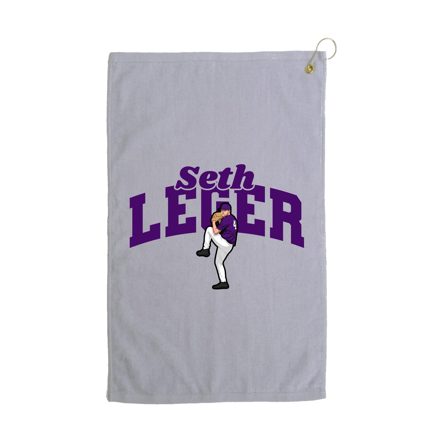 Golf Towel — Signature Arch in Grey