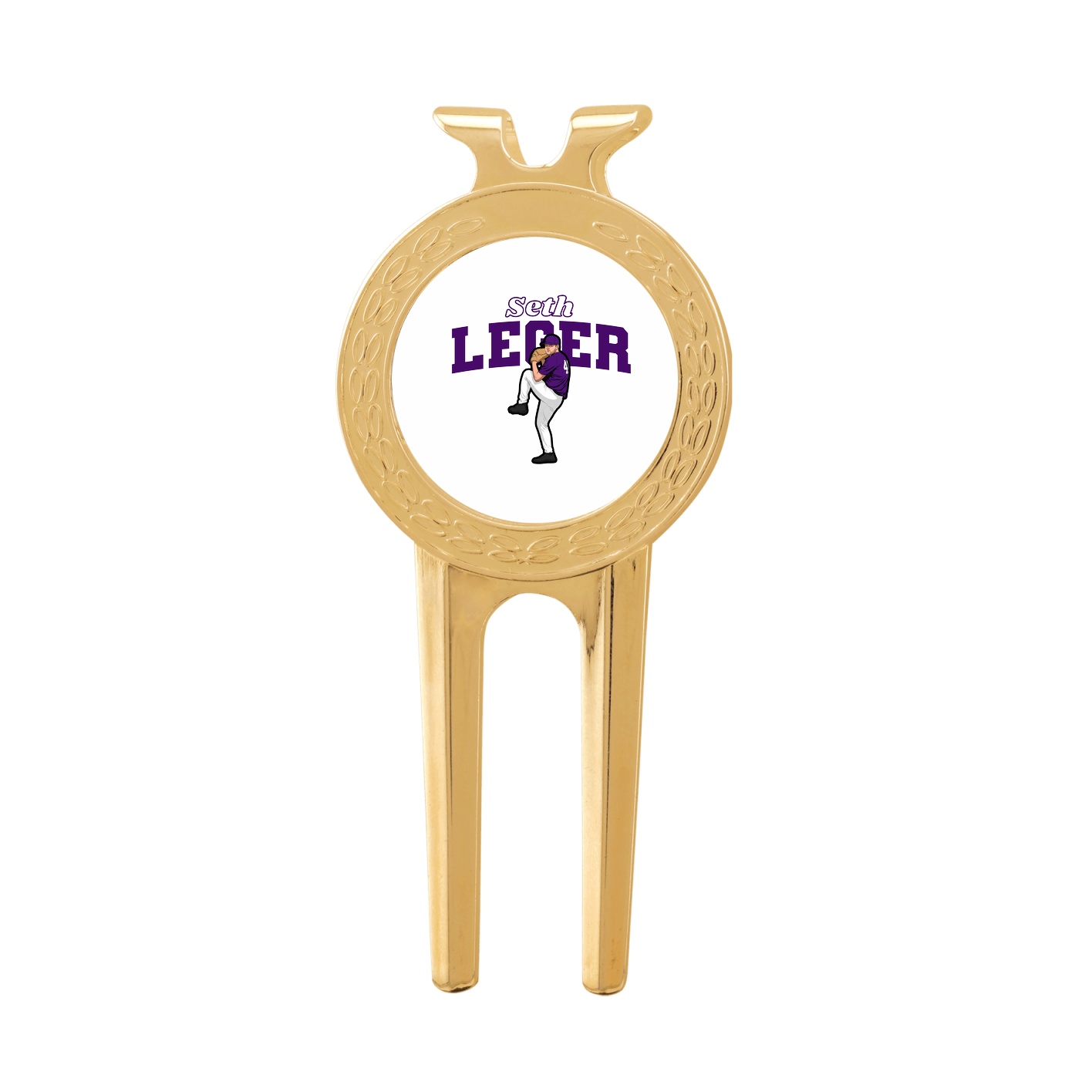 Divot Tool with Ball Marker — Name Arch in Classic