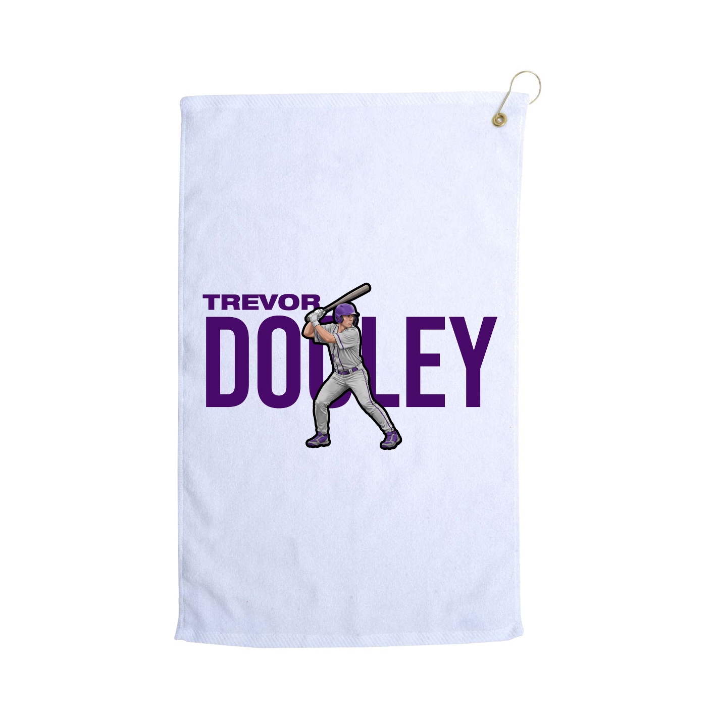 Golf Towel — Player Name in White