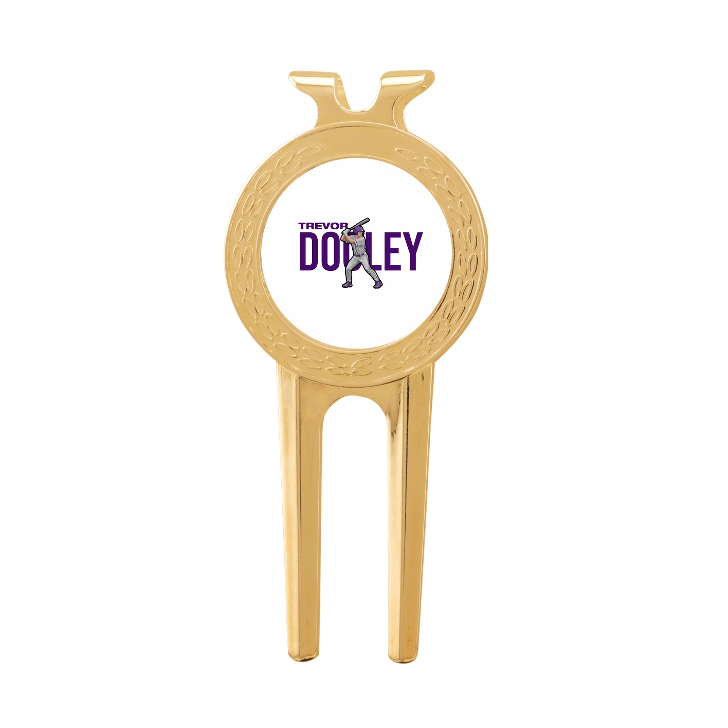 Divot Tool with Ball Marker — Player Name in Classic