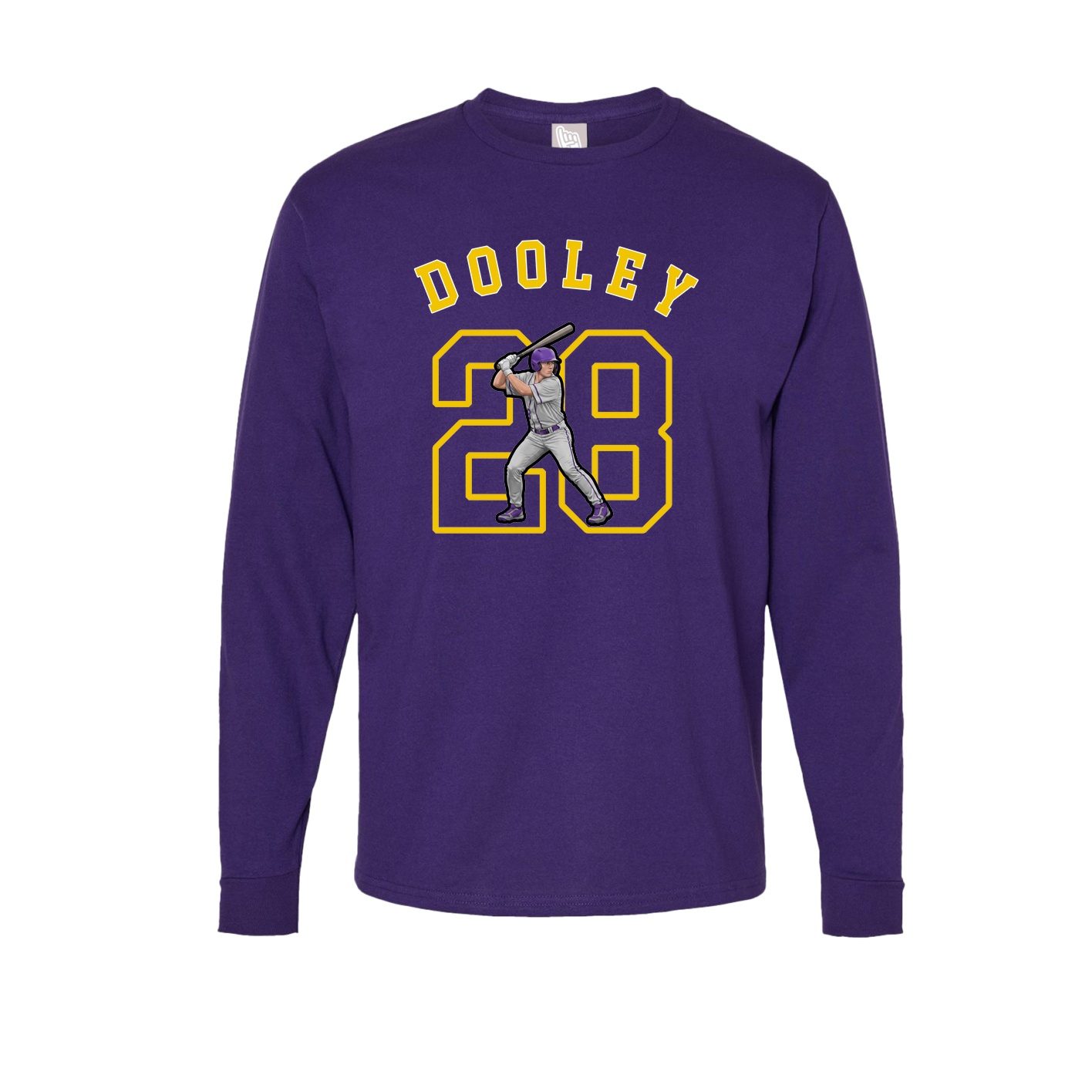 Long Sleeve Tee — Shirsey Arch in Purple