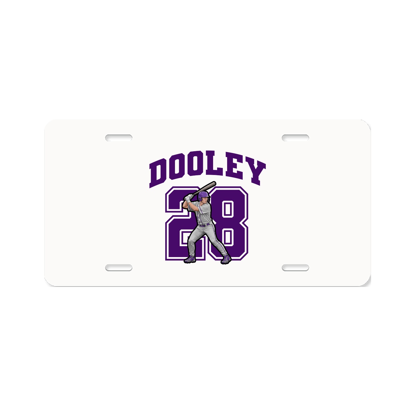 License Plate — Number in Classic