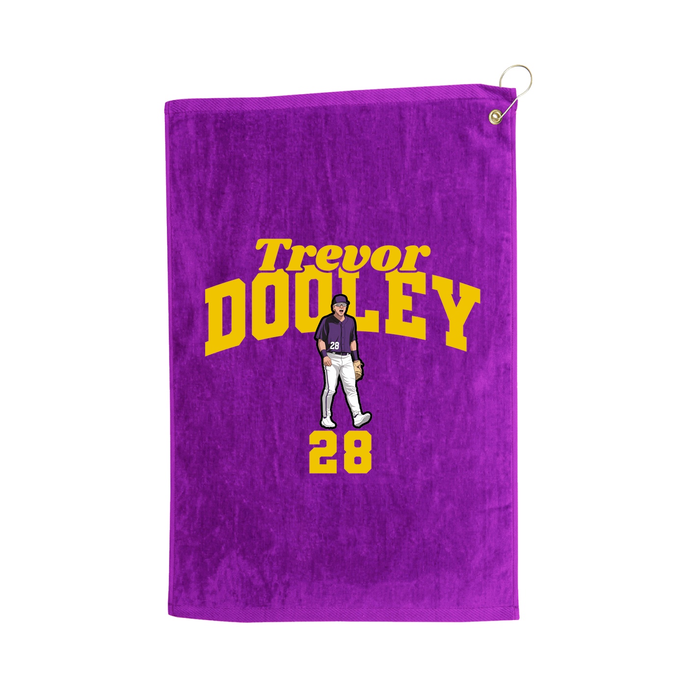 Golf Towel — Signature Arch in Purple