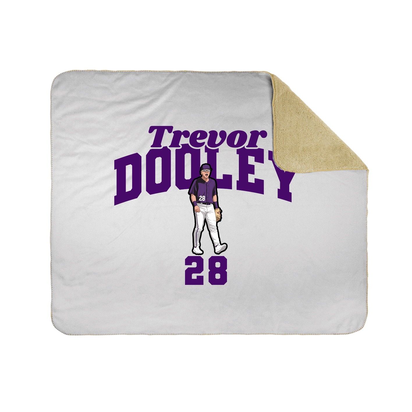Throw Blanket — Signature Arch in White