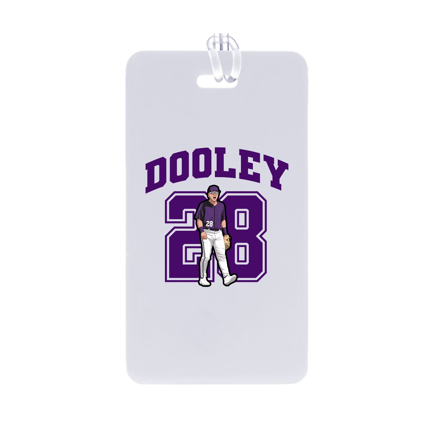 Bag Tag — Number in Classic