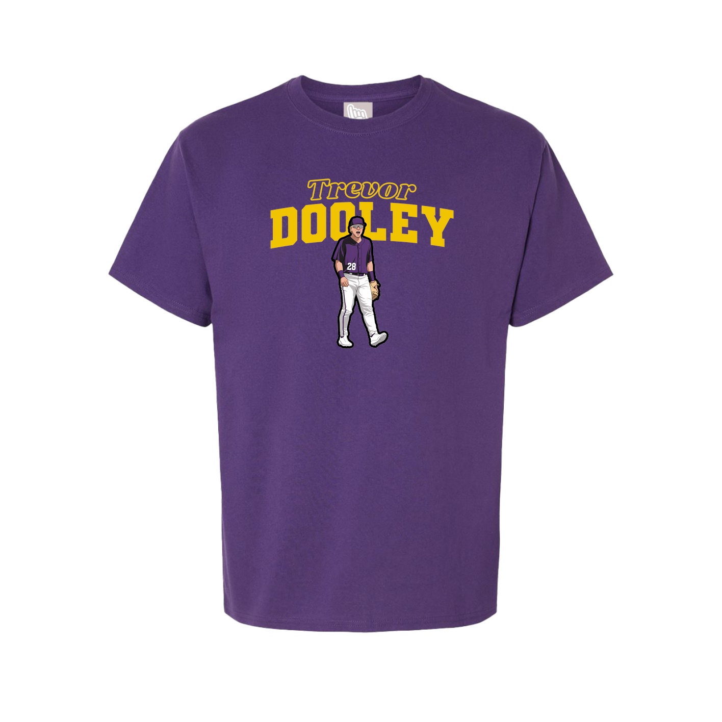 Tee — Name Arch in Purple