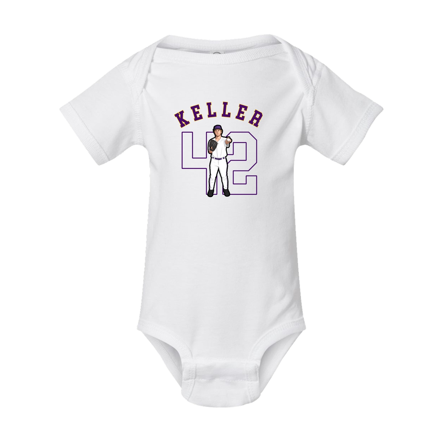 Baby Onesie — Shirsey Arch in White