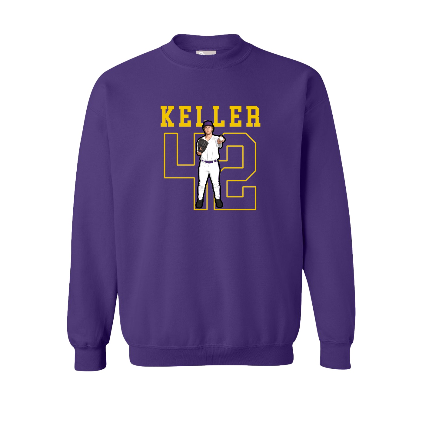 Fleece Crew — Shirsey in Purple