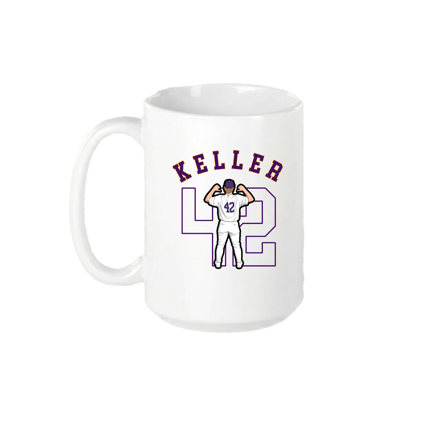15oz Coffee Mug — Shirsey Arch in White