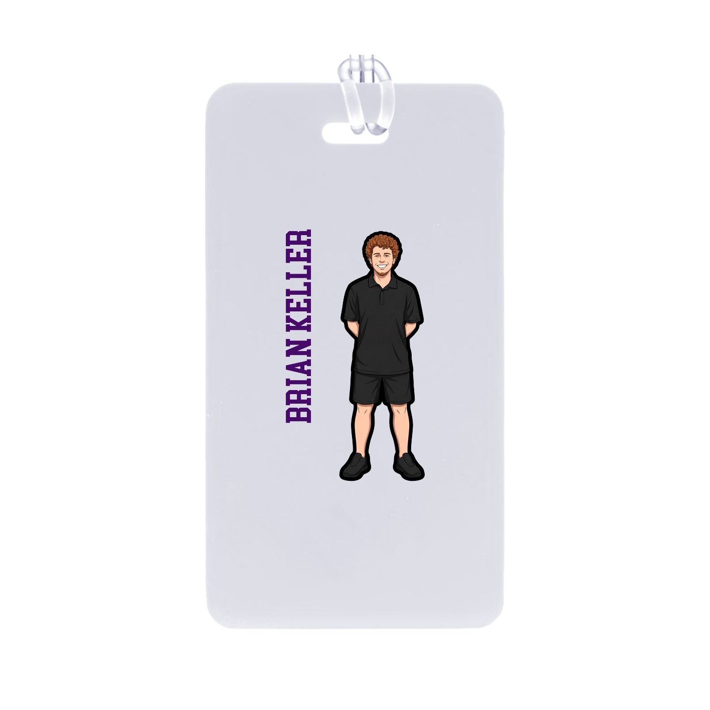 Bag Tag — Name Vertical in Classic