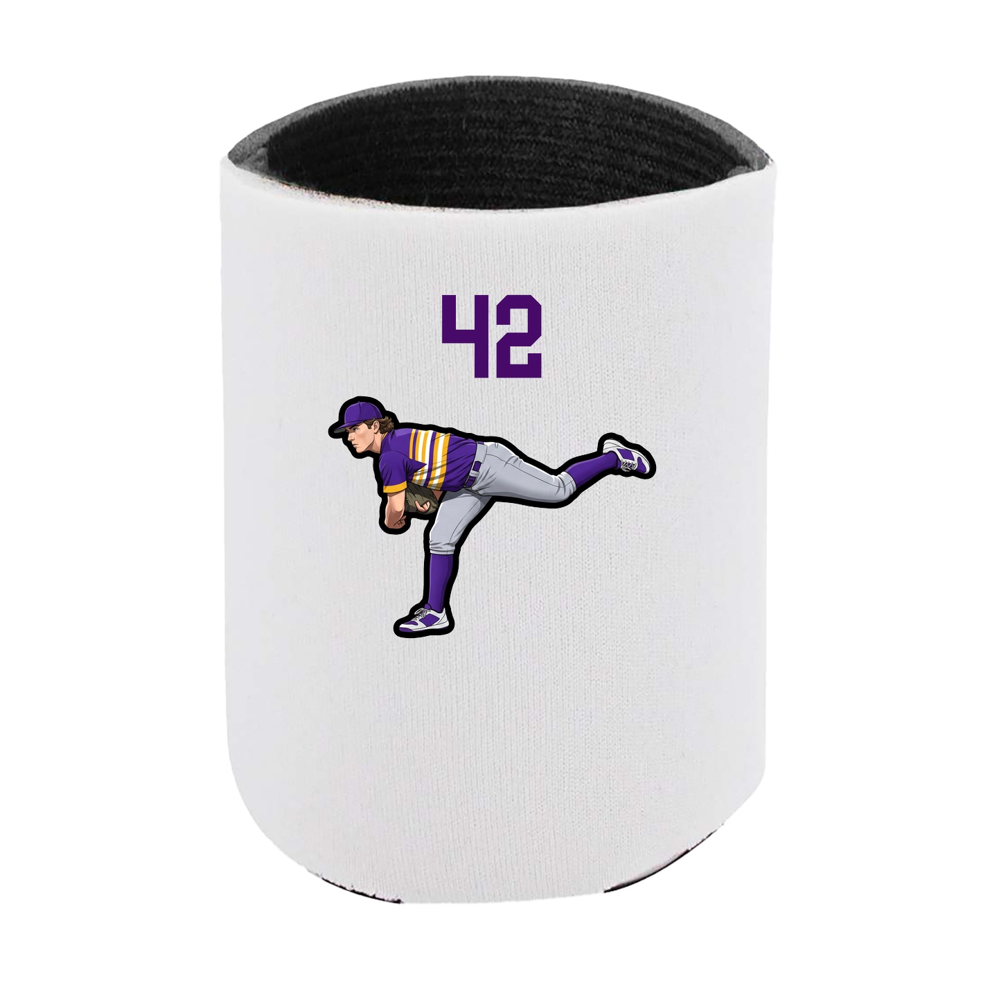 Can Holder — Number Top in White