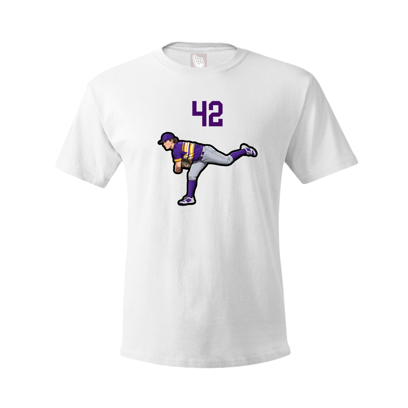 Tee — Number Top in White