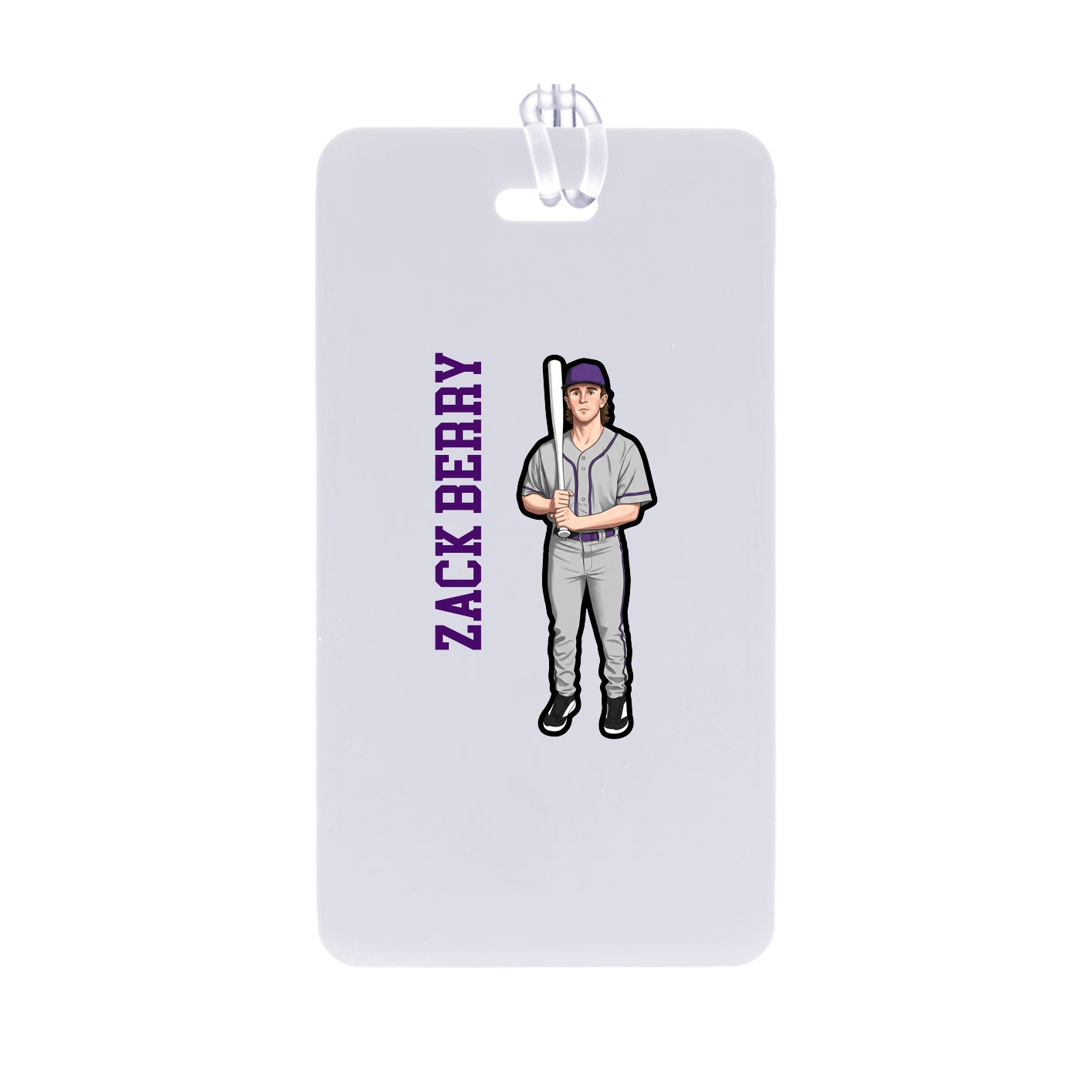 Bag Tag — Name Vertical in Classic